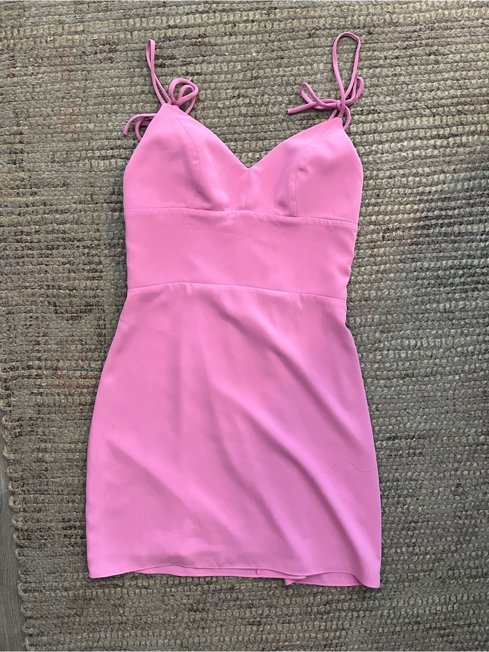 REVOLVE Amanda Uprichard Cecilia Dress in Pompei Pink